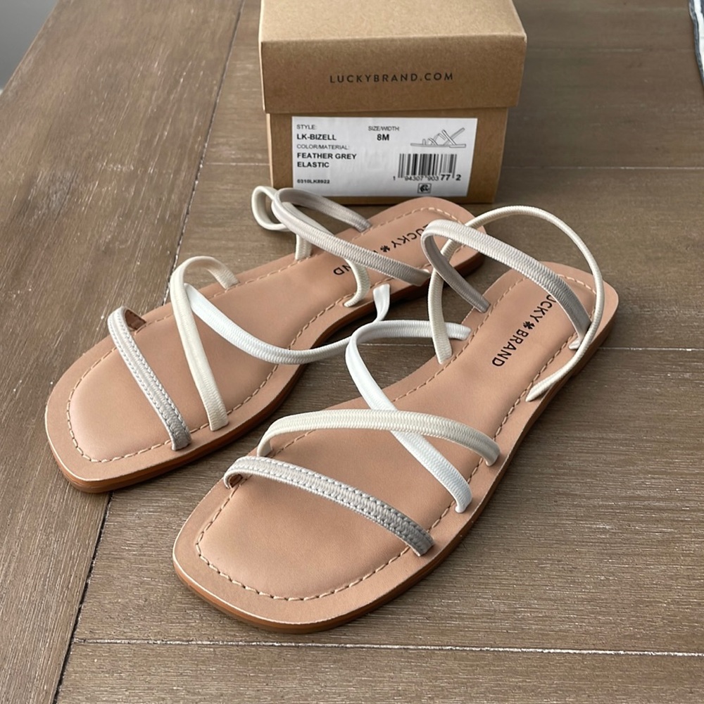Lucky Brand Bizell Sandals size 8 brand new in box